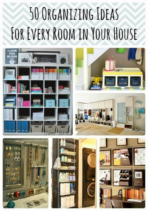 DIY Room Organizing Ideas
 50 DIY Organization Ideas For Every Room In Your Home