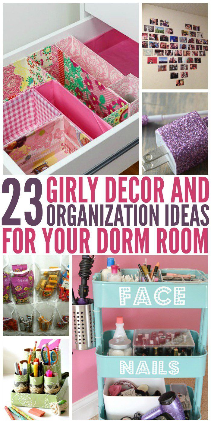 DIY Room Organizing Ideas
 23 Dorm Room Decor and Organization Ideas