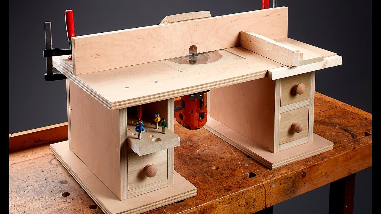 Diy router table for handheld router