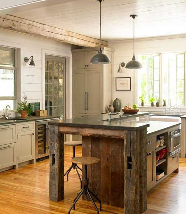 Diy Rustic Kitchen Cabinets
 32 Simple Rustic Homemade Kitchen Islands