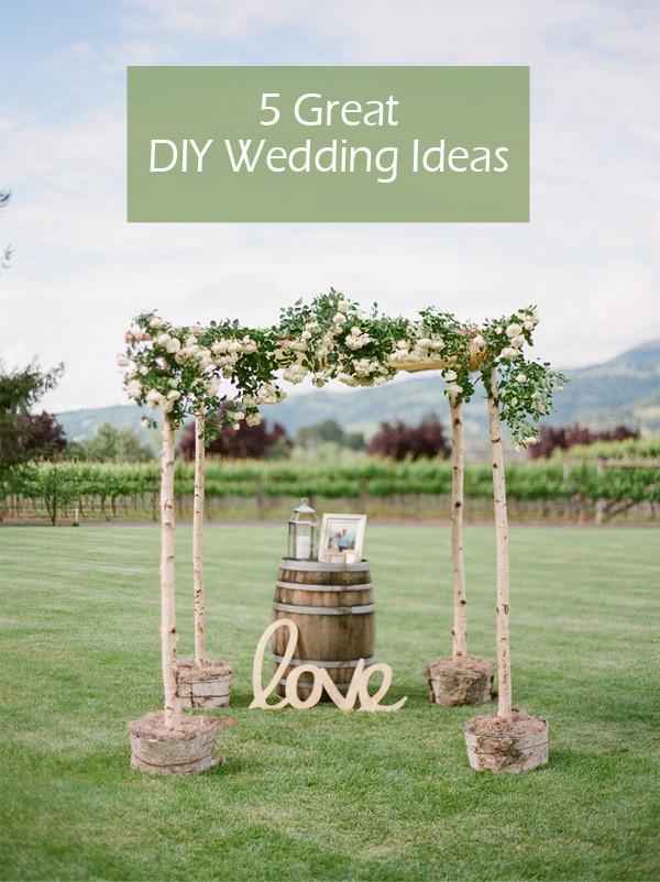 Diy Rustic Wedding Decorations
 5 Original & Stress free DIY Wedding Ideas including
