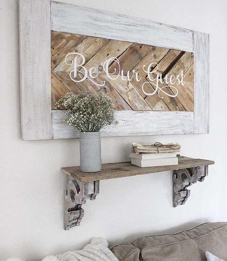 DIY Rustic Wood Signs
 18 Rustic Wall Art & Decor Ideas That Will Transform Your