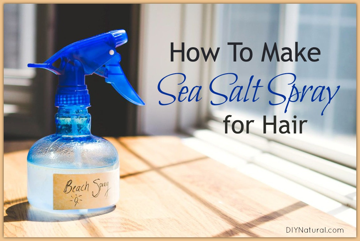 DIY Sea Salt Spray For Fine Hair
 How To Make Sea Salt Spray For Your Hair