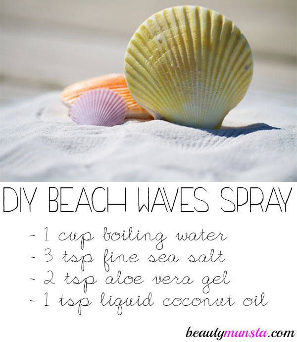 DIY Sea Salt Spray For Fine Hair
 DIY Sea Salt Spray for Curly Hair beautymunsta
