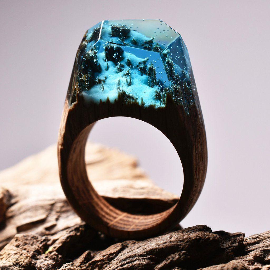 DIY Secret Wood Ring
 Enchanted forest Frosting Pinterest