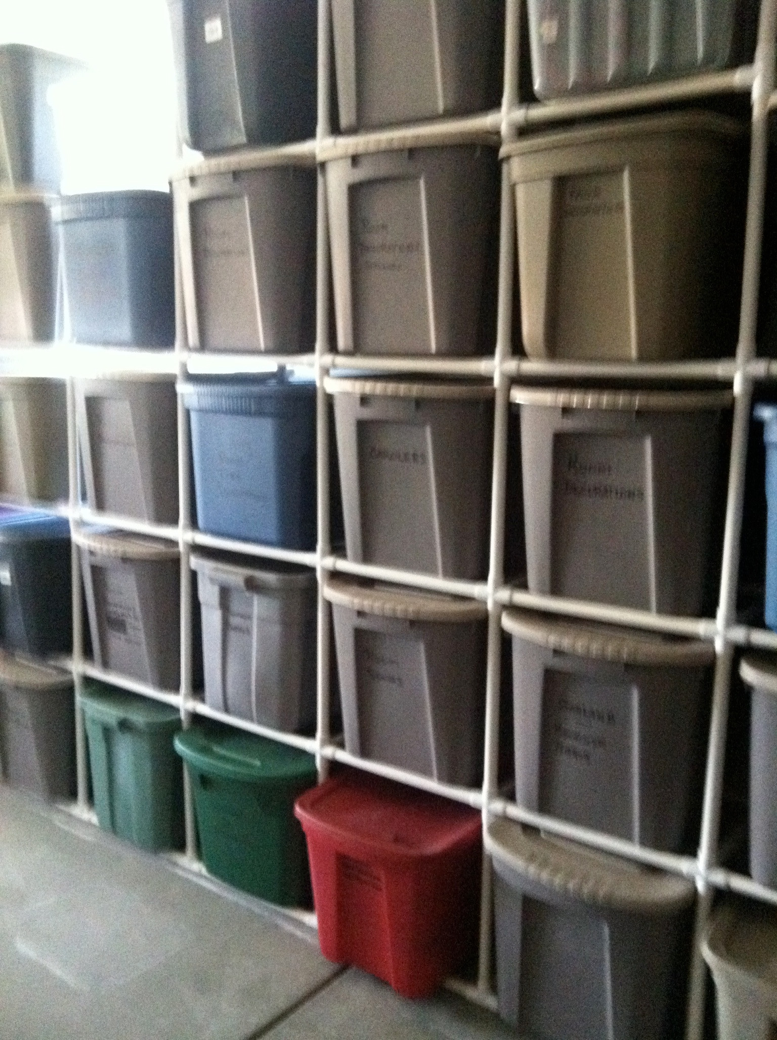 DIY Shelf Organizer
 Totes For Storage Sterilite 70 Quart 66 Liter
