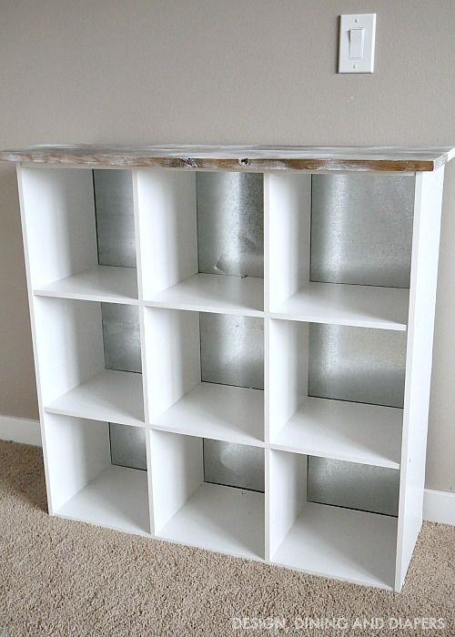 DIY Shelf Organizer
 DIY Cube Storage Makeover