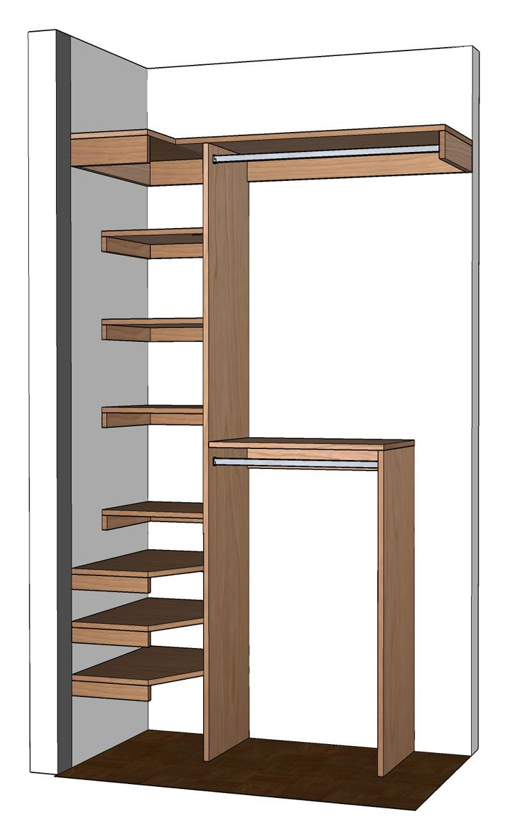 DIY Shelf Organizer
 Closet How To Build Closet Shelves For Bedroom Storage