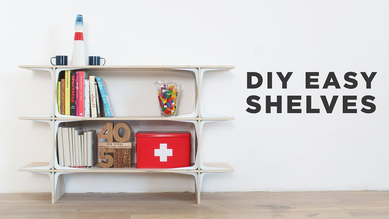 DIY Shelf Organizer
 DIY Easy Shelves