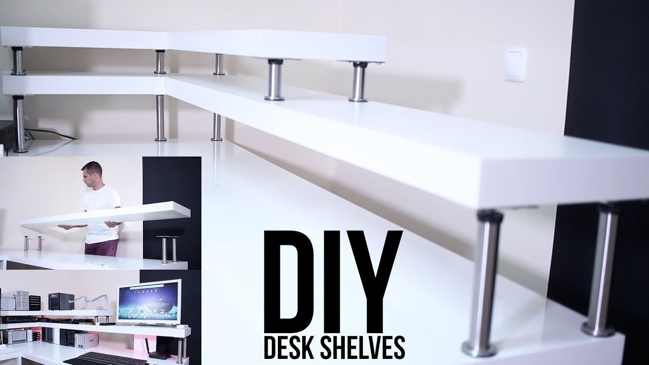 DIY Shelf Organizer
 DIY DESK SHELVES