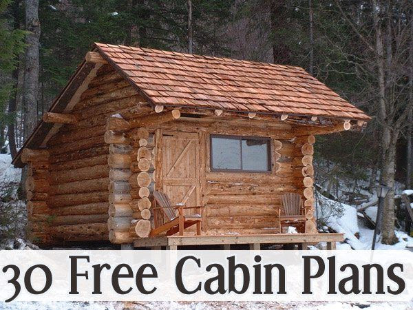 DIY Small Cabin Plans
 30 Free Cabin Plans for DIY ers