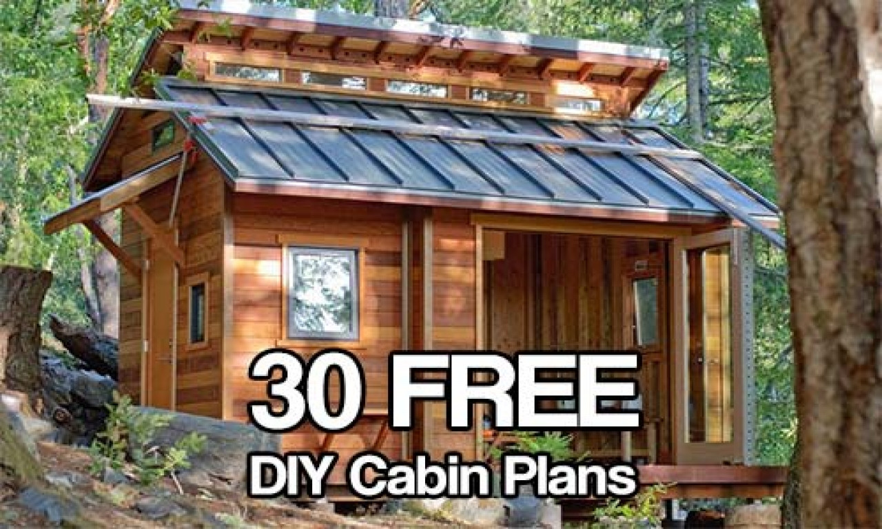 DIY Small Cabin Plans
 Small Cabin Building Plans Free DIY Cabin Plans diy cabin