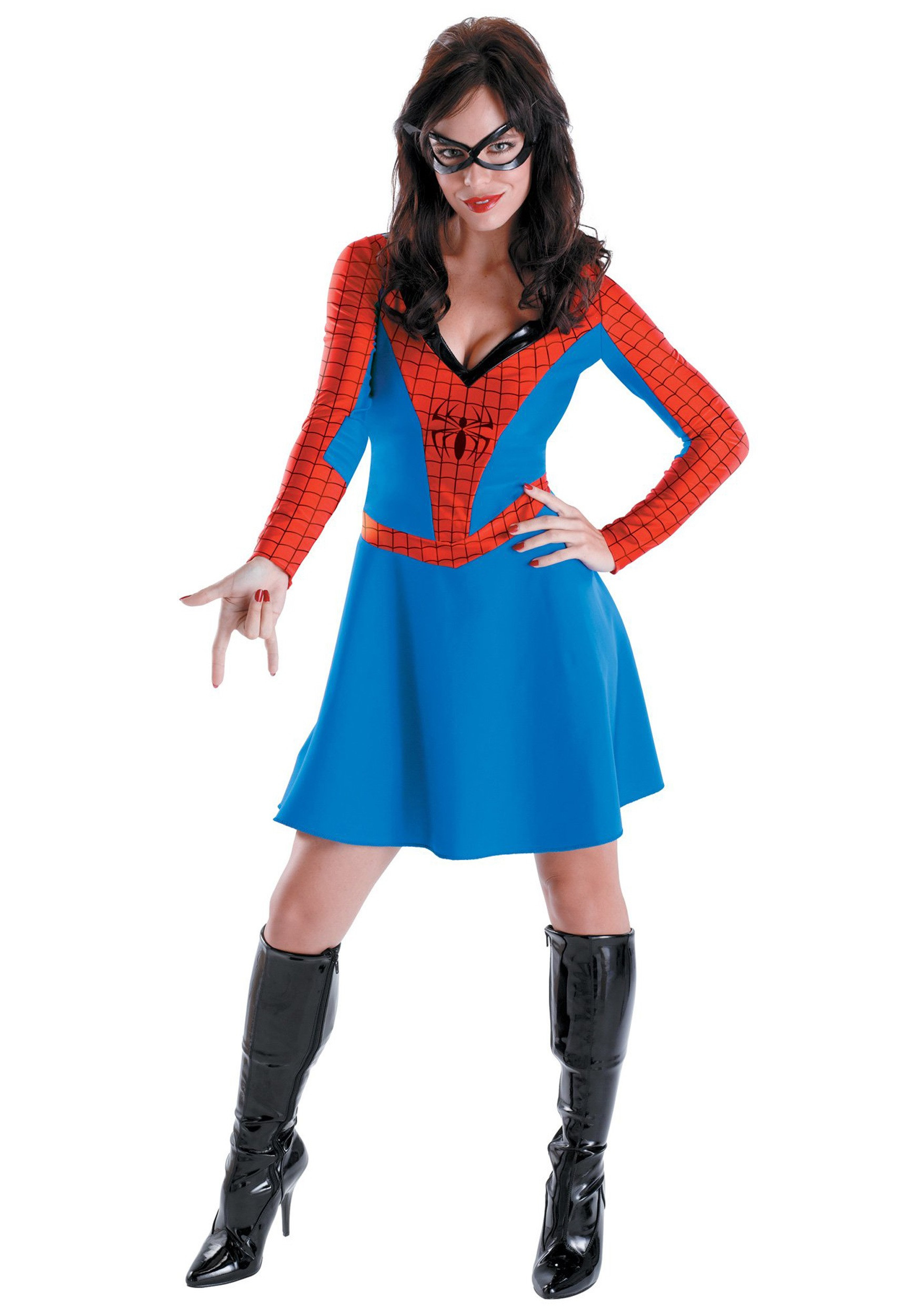 DIY Spider Woman Costume
 cheap halloween costume ideas for women October 2012