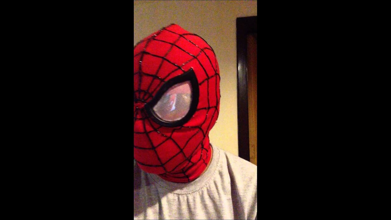 DIY Spiderman Mask
 Homemade Spider man Mask