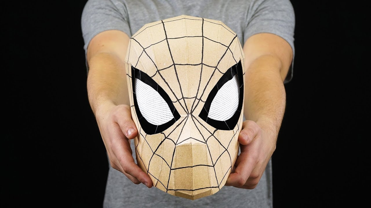 DIY Spiderman Mask
 DIY Spider Man Mask with Moving Eyes