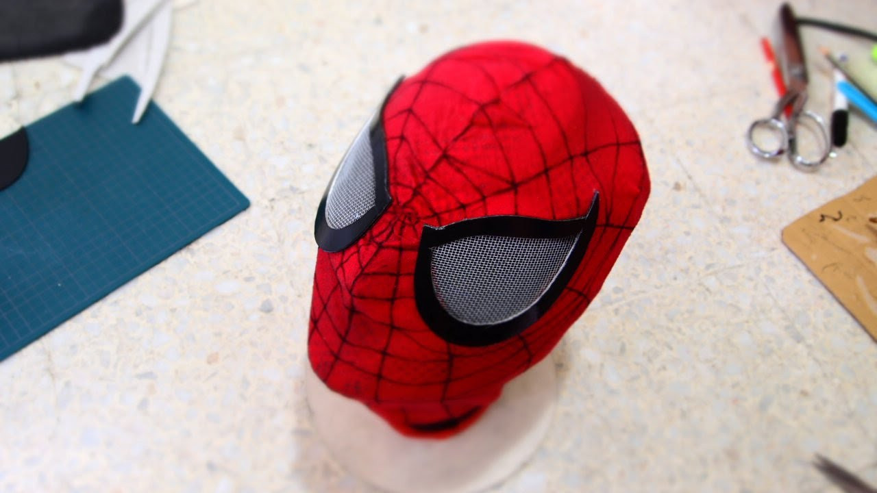 DIY Spiderman Mask
 51 How to Make Spiderman Mask Part 3 Eyes & Webbing
