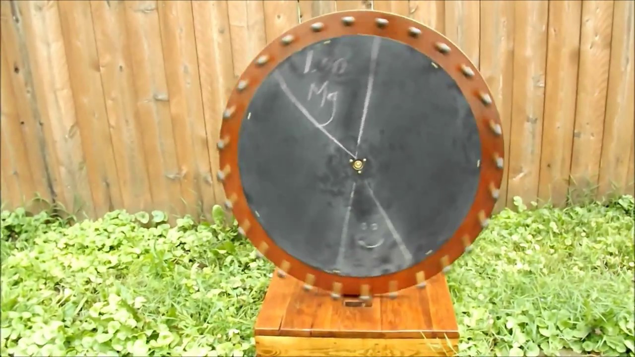 DIY Spinning Wheel Plans
 DIY Homemade Game Wheel