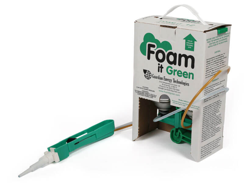 DIY Spray Foam Insulation Kit
 Foam it Green 12 Patch & Repair Kit