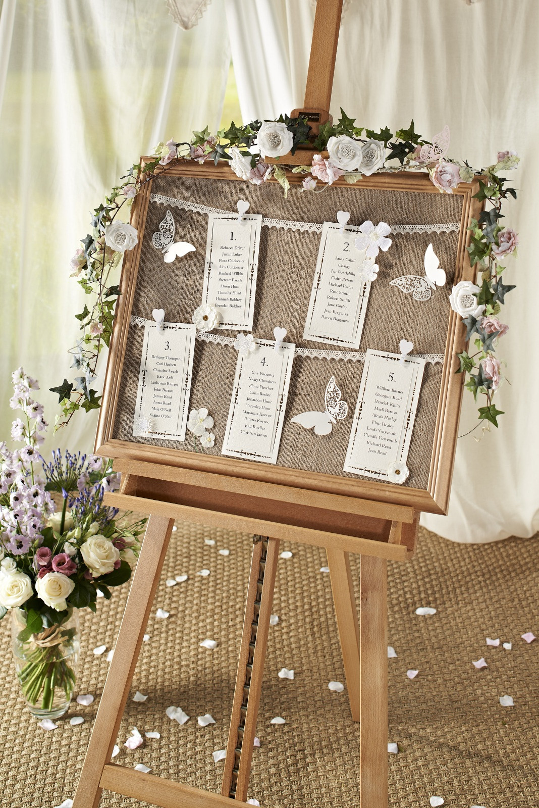 DIY Table Decorations For Weddings
 DIY Vintage Wedding Table Chart Hobbycraft Blog