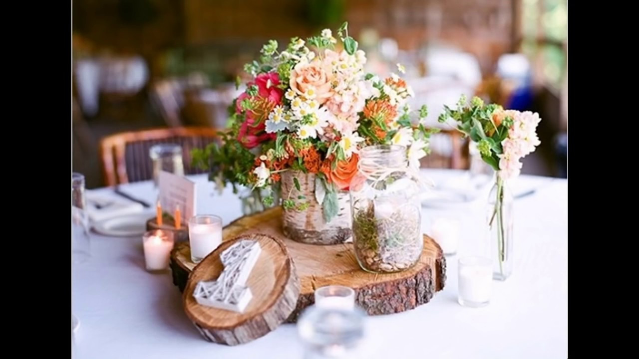 DIY Table Decorations For Weddings
 Easy Diy ideas for rustic wedding decorations