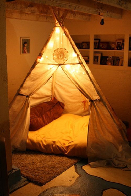 DIY Teepee For Adults
 How to Make a Teepee Bed Nook in 2019