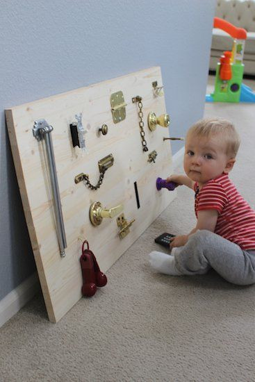 DIY Toddler Activity Board
 DIY Toddler Activity Board Boy Stuff