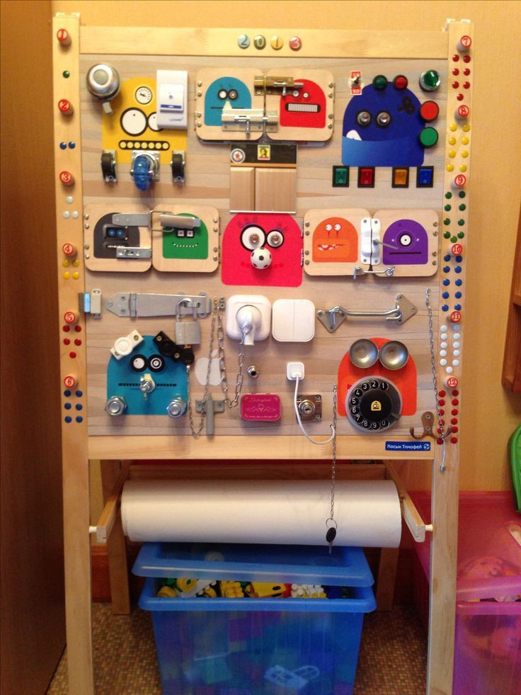 DIY Toddler Activity Board
 Busy Board бизиборд