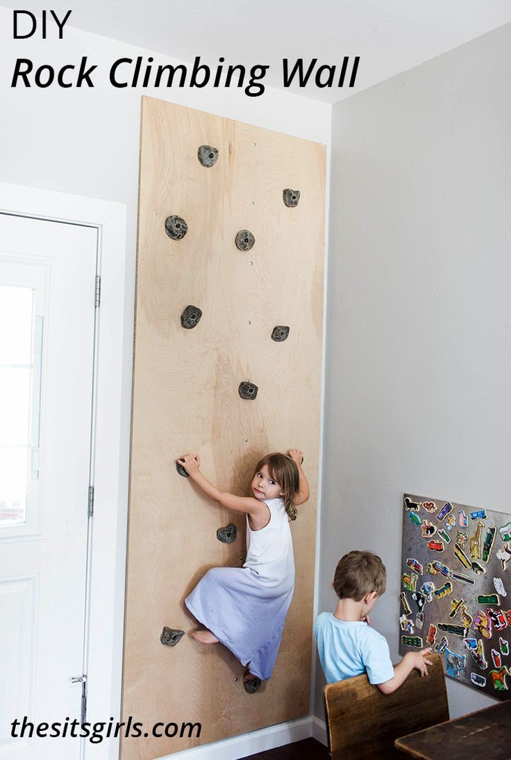 DIY Toddler Climbing Wall
 DIY Rock Climbing Wall this is a great project for a