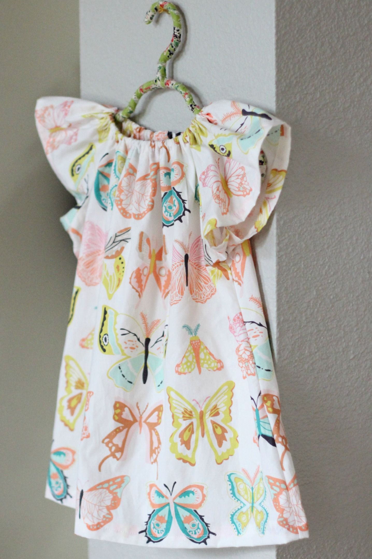 DIY Toddler Dress
 Winged Peasant Dress Make