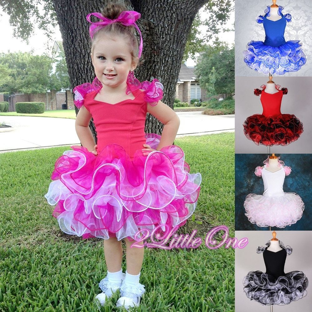 DIY Toddler Dress
 2 Pcs Cupcake Halter National Pageant Dress DIY Shell