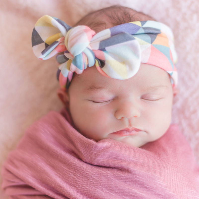 DIY Toddler Headbands
 DIY Headband BabyGirls Turban Headwrap Newborn Bow Knot