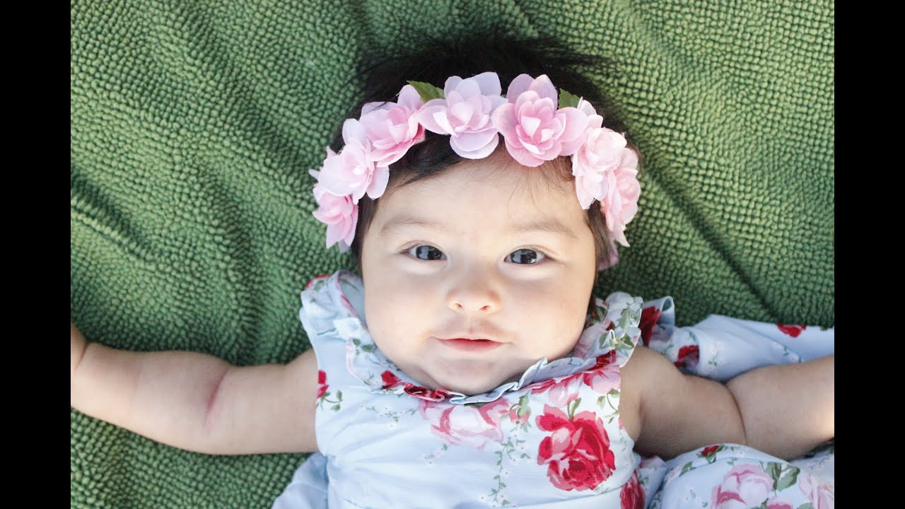 DIY Toddler Headbands
 DIY Hydrangea Baby Headband Tutorial Leis