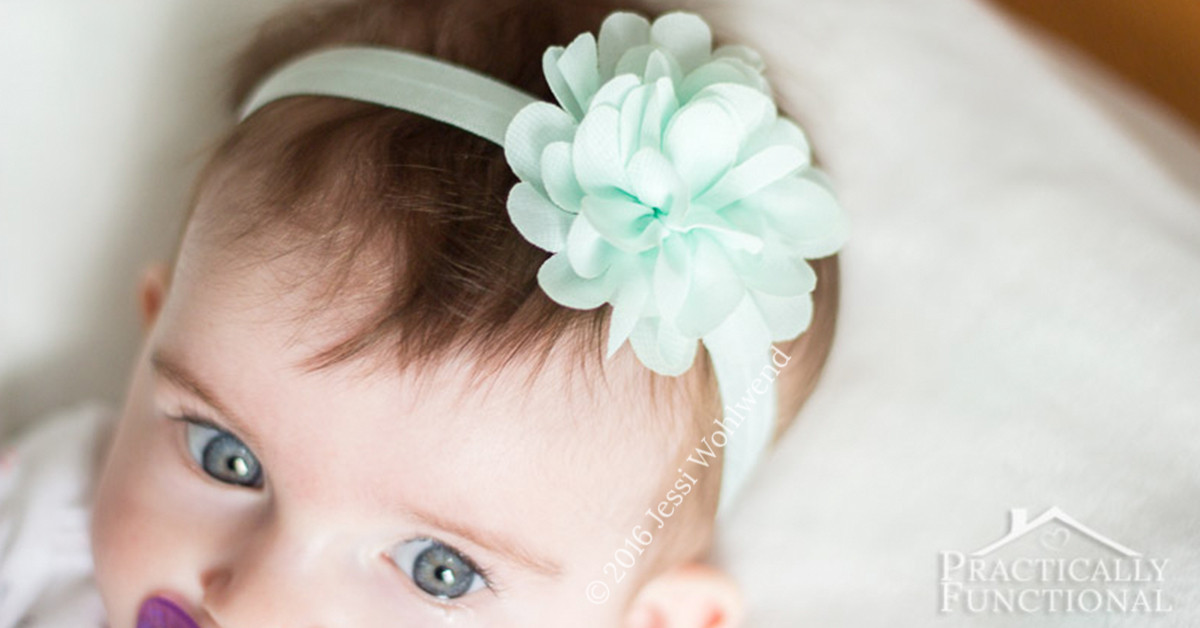DIY Toddler Headbands
 How To Make DIY Baby Flower Headbands no sewing required
