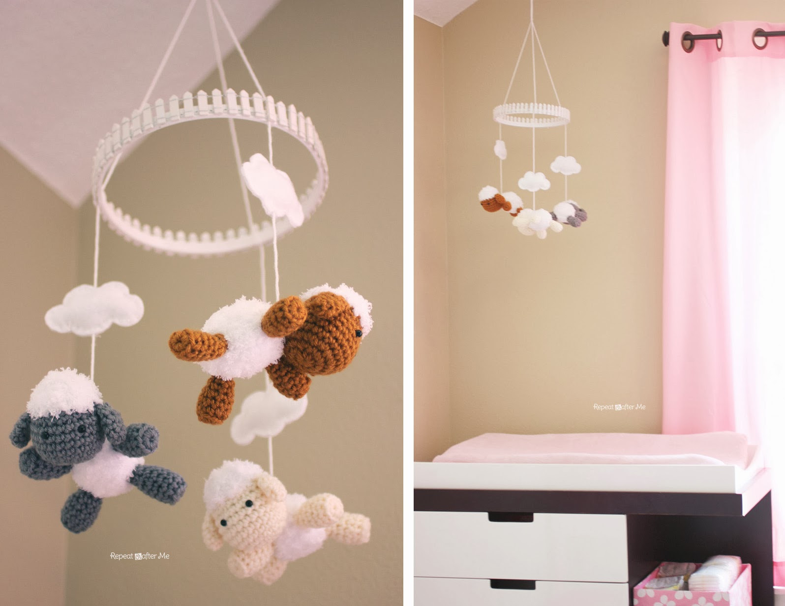 DIY Toddler Room Decor
 Baby Girl Nursery DIY decorating ideas Repeat Crafter Me