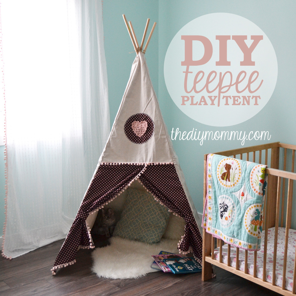 DIY Toddler Teepee
 9 Favourite Posts of 2014 from The DIY Mommy
