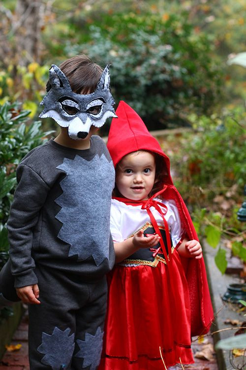 DIY Toddler Wolf Costume
 Little Red Riding Hood Family Costume and Annual Halloween