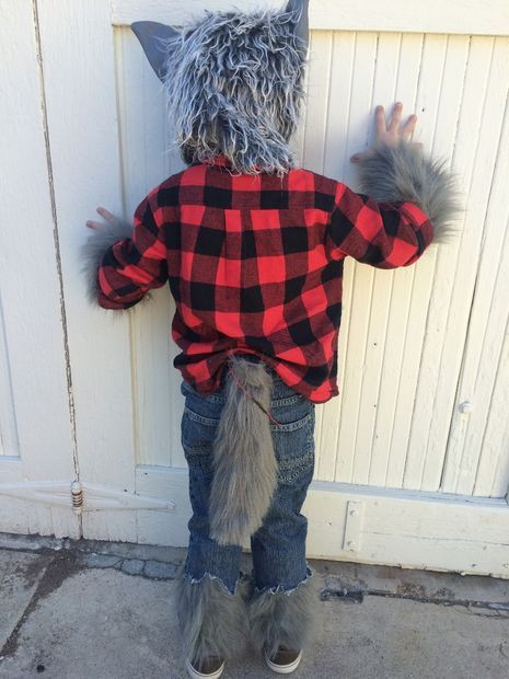 DIY Toddler Wolf Costume
 Werewolf Costume With Simple Animatronic Wagging Tail