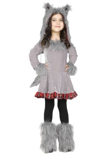 DIY Toddler Wolf Costume
 Dress your child in this cute and furry Girls Wolf Costume