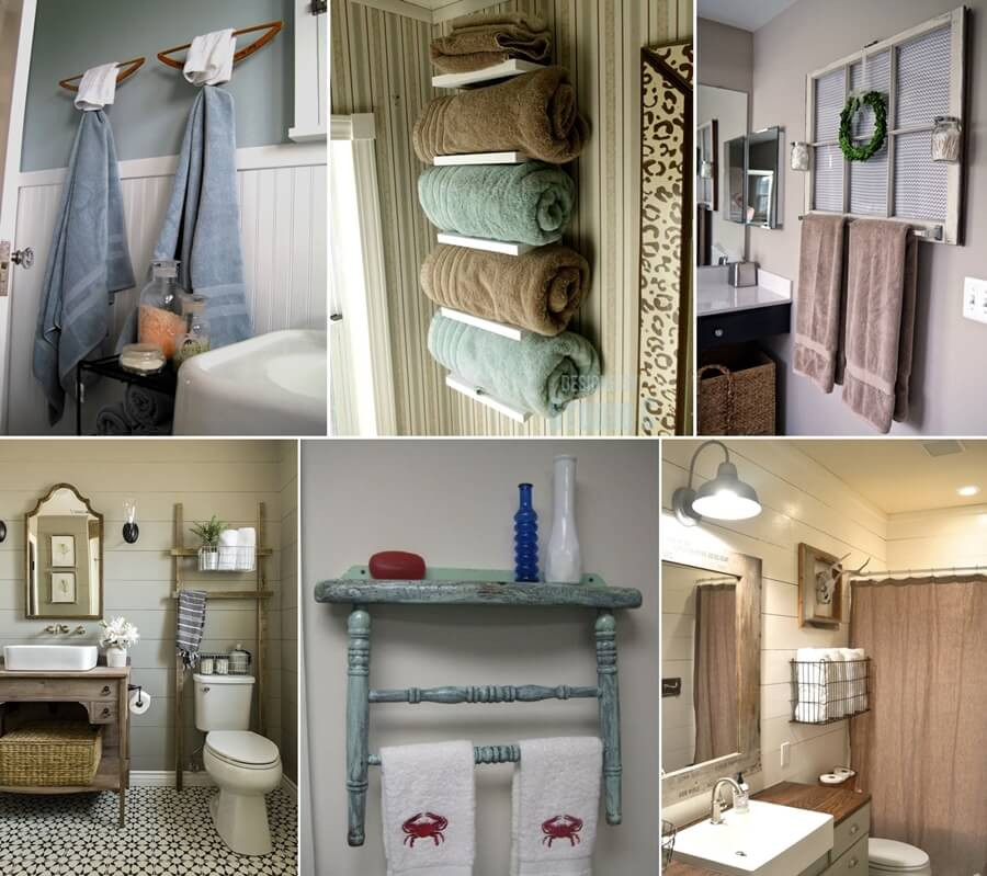 DIY Towel Rack Bathroom
 15 Cool DIY Towel Holder Ideas for Your Bathroom