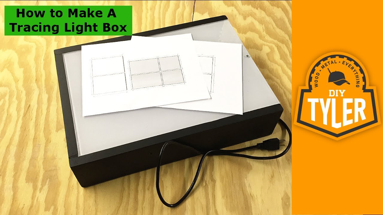 DIY Tracing Lightbox
 How to Make a DIY LED Tracing Light Box