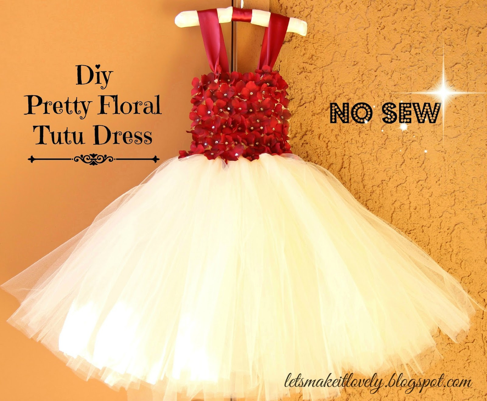 DIY Tutu Dresses For Toddlers
 Let s make it lovely DIY Flower girl dress or Tutu dress