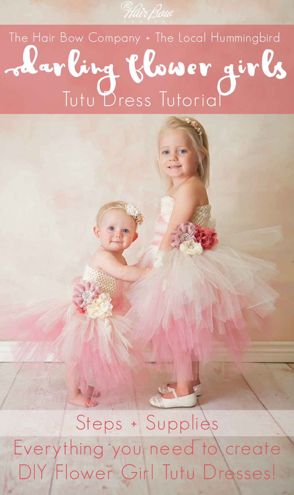 DIY Tutu Dresses For Toddlers
 Darling Flower Girl Tutu Dress DIY Tutorial The Hair Bow