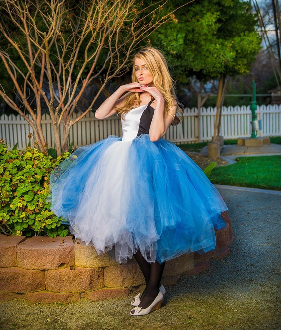 DIY Tutus For Adults
 Alice in Wonderland adult tutu dress Alice in by TutuHot