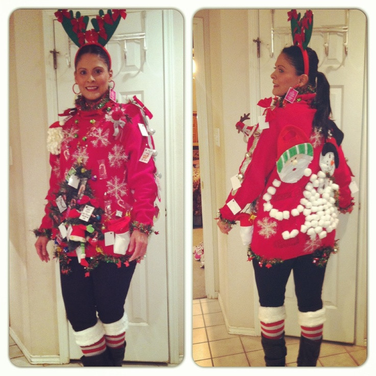 DIY Ugly Christmas Sweaters Pinterest
 My Ugly Christmas Sweater 2012