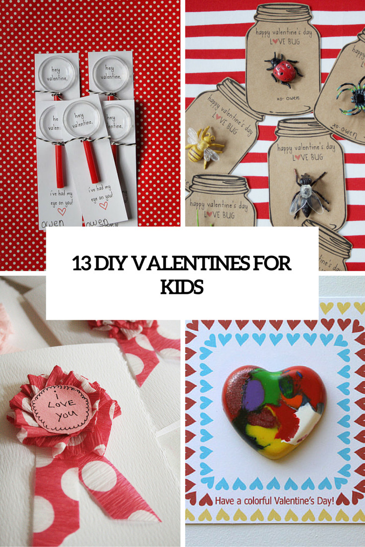 DIY Valentines Cards Kids
 13 Creative DIY Valentine’s Day Cards For Kids Shelterness