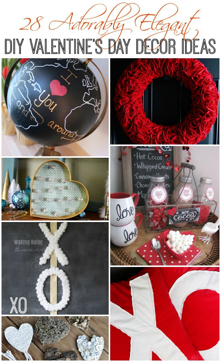 DIY Valentines Day Decorations
 28 Adorably Elegant DIY Valentine s Day Decor Ideas