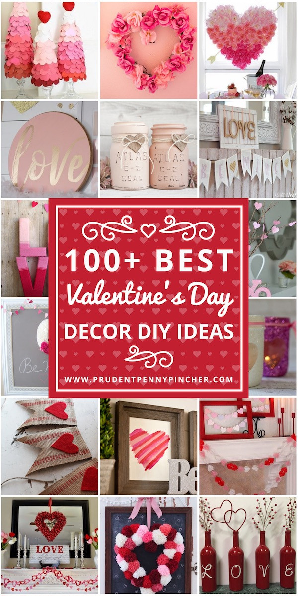 DIY Valentines Day Decorations
 100 Best Valentine s Day Decor DIY Ideas Prudent Penny