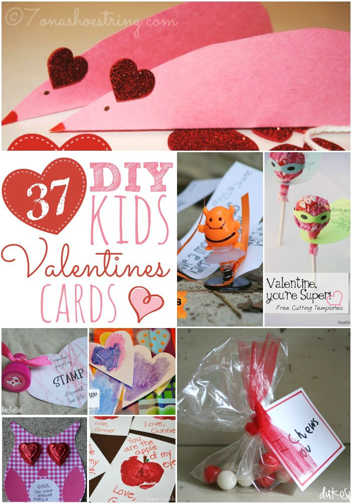 DIY Valentines For Toddlers
 37 DIY Kid s Valentine s Day Cards for Your Kids and Their