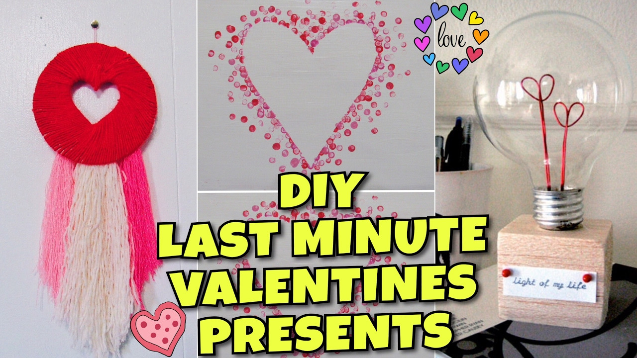 DIY Valentines Gift For Friends
 DIY LAST MINUTE VALENTINES GIFTS