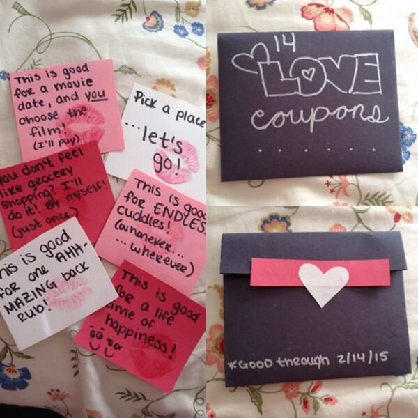 DIY Valentines Gifts For Boyfriends
 Part of the diy valentine t I made for my boyfriend